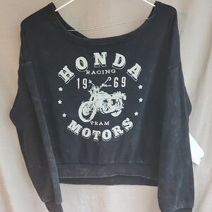 Honda Motors Women's Black Sweatshirt
